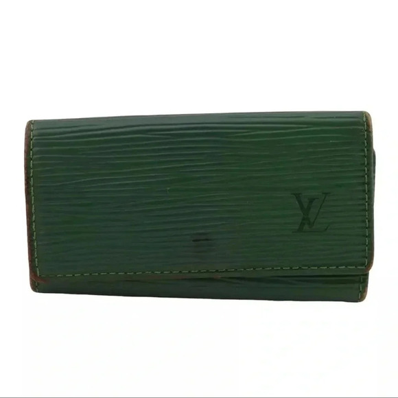 Louis Vuitton | Authentic Vintage Green Epi Multicles 4  Key Case - Picture 1 of 9